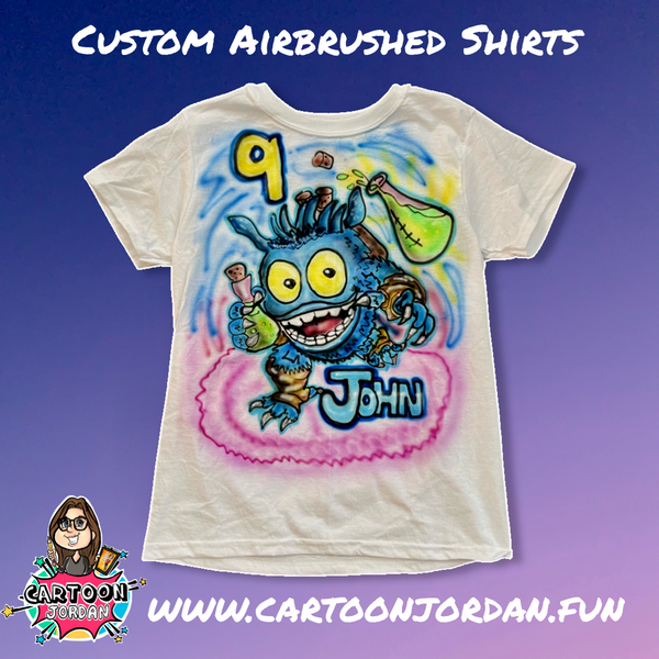 Custom Skylander Airbrush Shirt