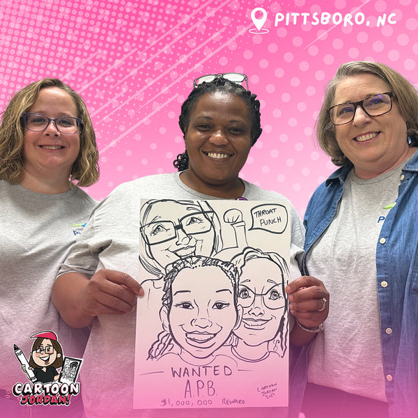 Classic Caricatures - Piedmont Health Employee Appreciation Day