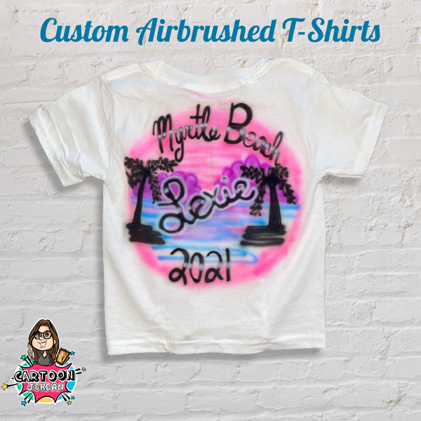 Vacation Myrtle Beach Airbrushed T-Shirts