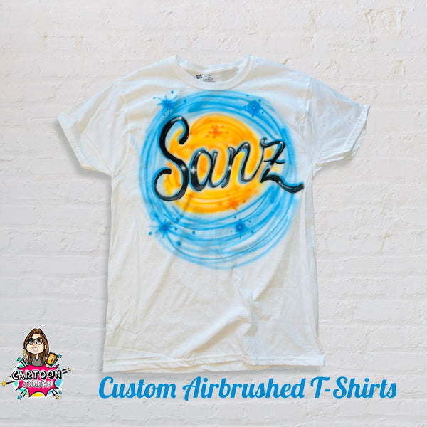 Sanz Script Airbrush Shirt