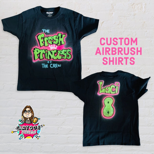 Fresh Prince of Bel Air Themed Airbrush Shirt