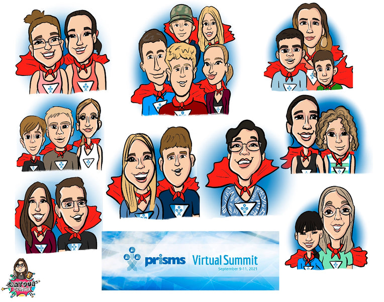 PRISMS VIRTUAL CARICATURE SESSION