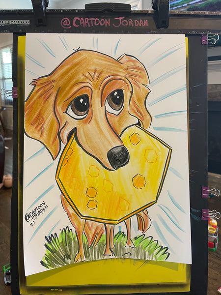 National Pet Day Caricatures