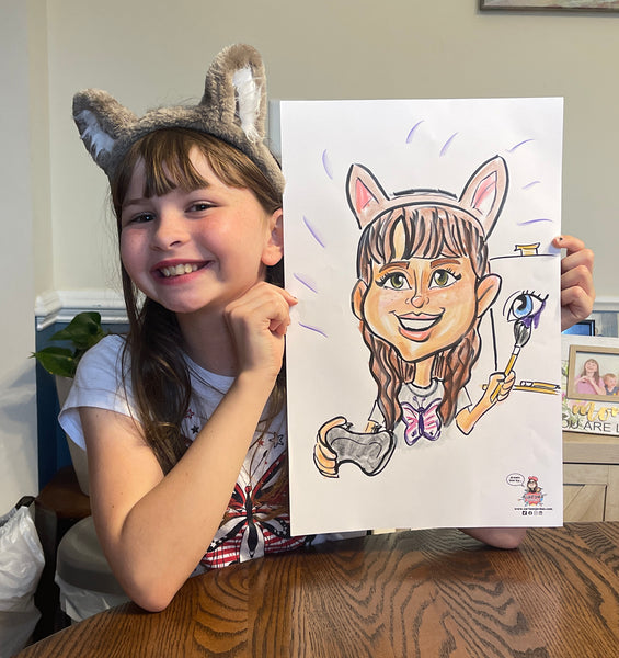 Rolesville Birthday Party Caricatures