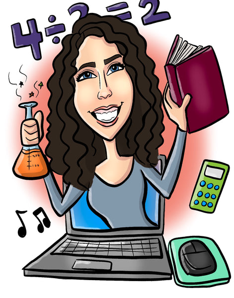 Teacher Appreciation Caricature Commission