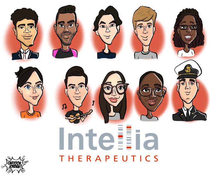 Intellia Therapeutics Virtual Caricature Session