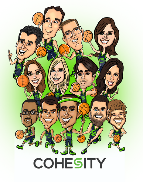 Cohesity Caricature Commission