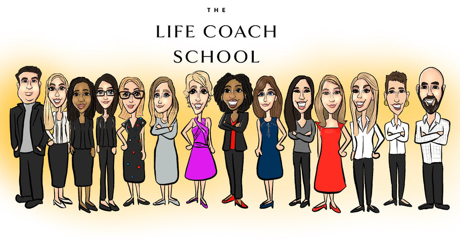 The Life Coach School Live Virtual Caricature Session